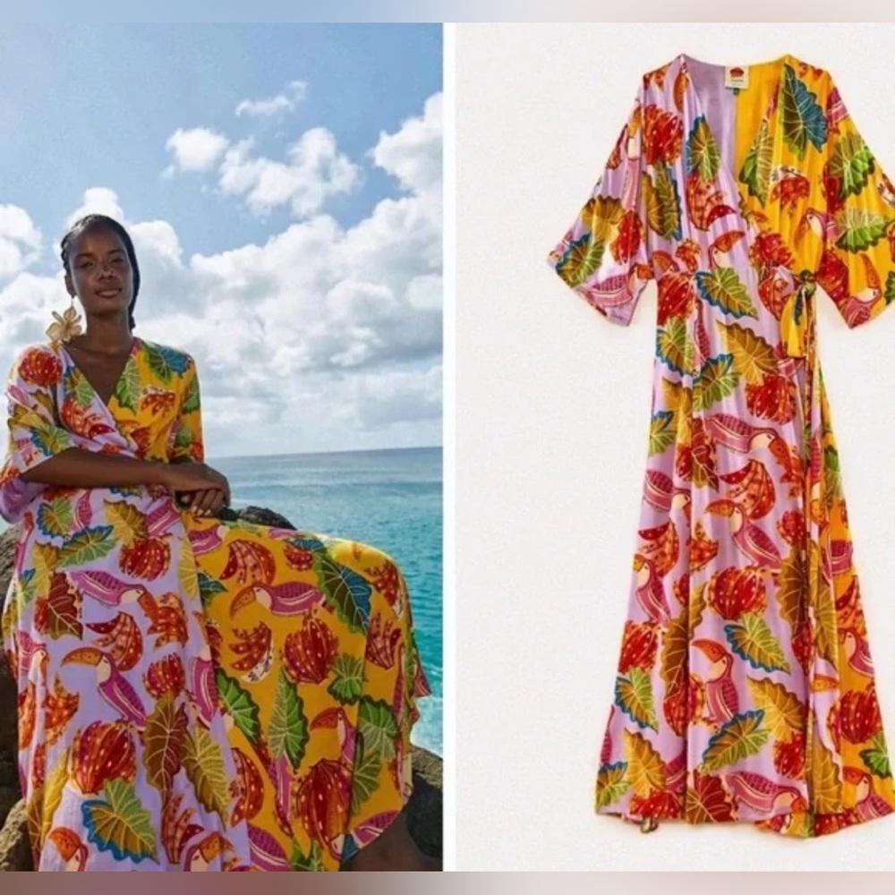 FARM Rio Beaks and Bananas Maxi Dress - Picture 2 of 4